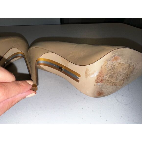 Sam Edelman Women's Tan Pumps - Picture 7 of 11